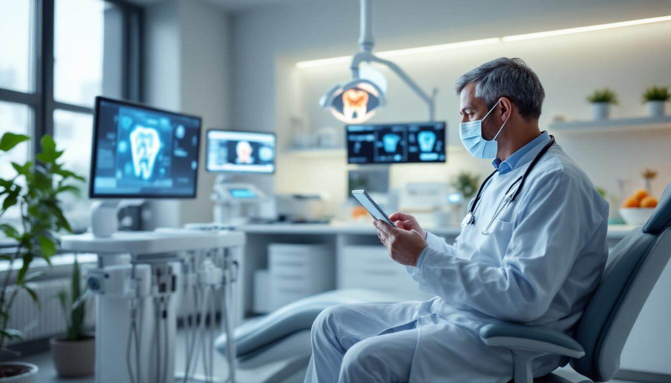 dentista en sala
