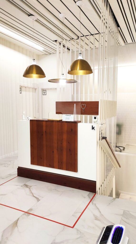 mostrador de la clinica dental